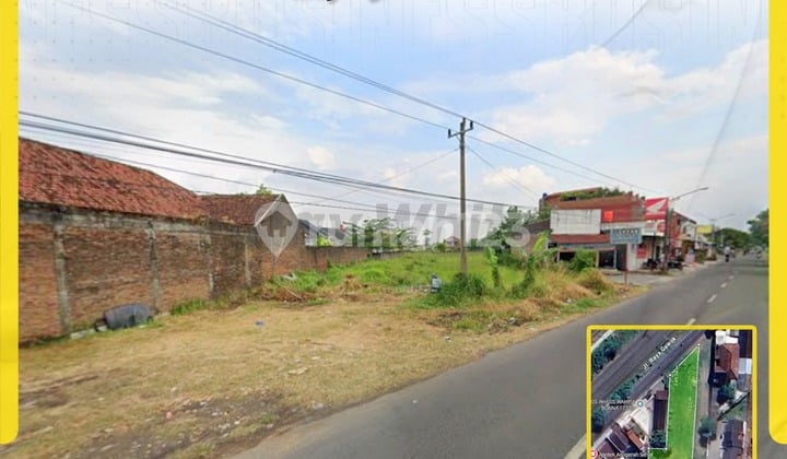 Tanah Strategis 1770 m² Tembus 2 Jalan di Mayang Gatak