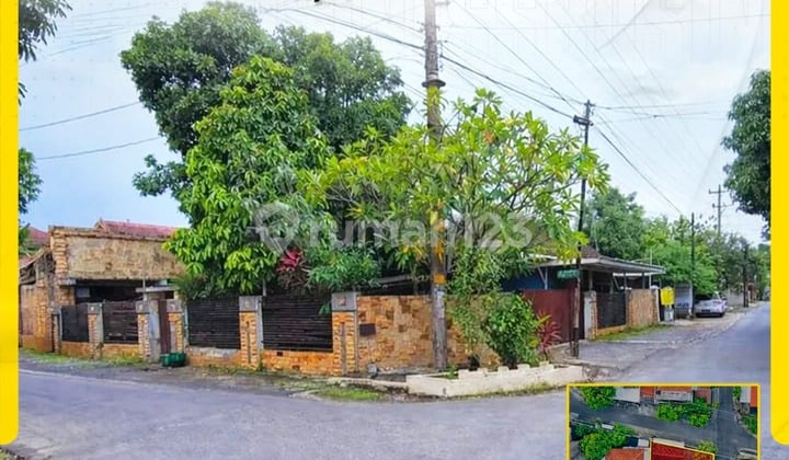 Tanah Hook Strategis di Jajar Laweyan Solo, Bonus Bangunan & Potensi Kost Eksklusif