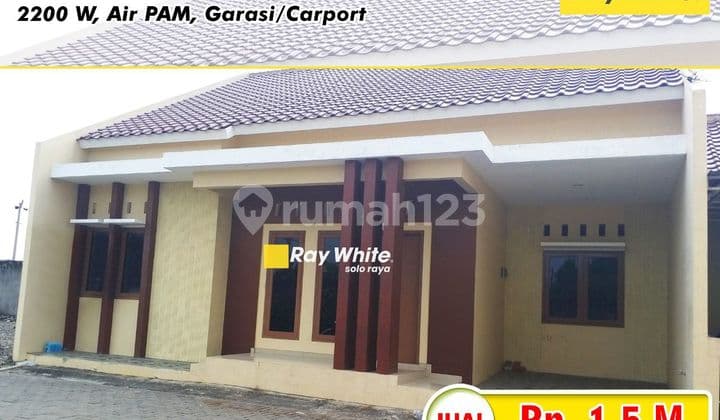 Rumah Gedangan Solobaru Dekat Rumah Sakit International