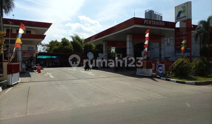 Dijual Lahan dan Bangunan SPBU Masih Aktif Ramai dan Lokasi Strategis di Pondok Aren