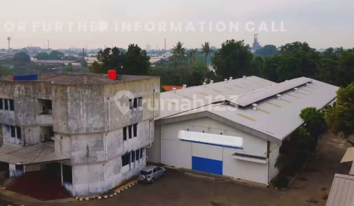 DIJUAL Pabrik Masih Aktif Harga Dibawah NJOP di Asdam Cikokol, Tangerang Jawa Barat