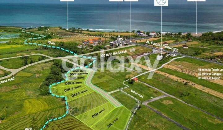 Tanah Dekat Pantai di Kedungu Kediri Tabanan, Bali