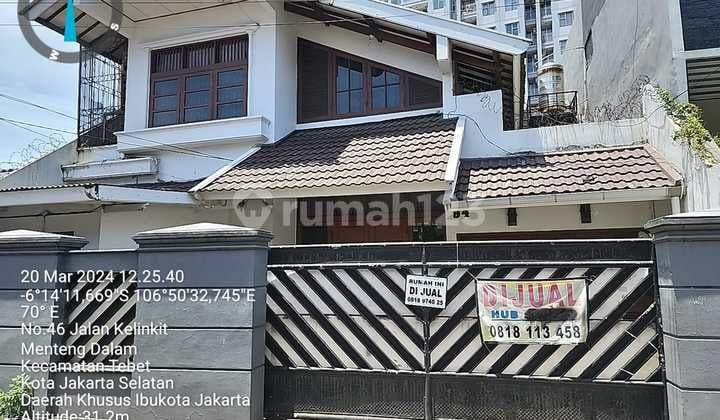 Rumah Murah Bgt 2Lt di Jl Kelingkit,Menteng Dalam,Tebet,Jaksel