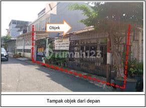 Rumah Tua Murah di Jl Petojo Viy 3,Cideng,Gambir,Jakpus