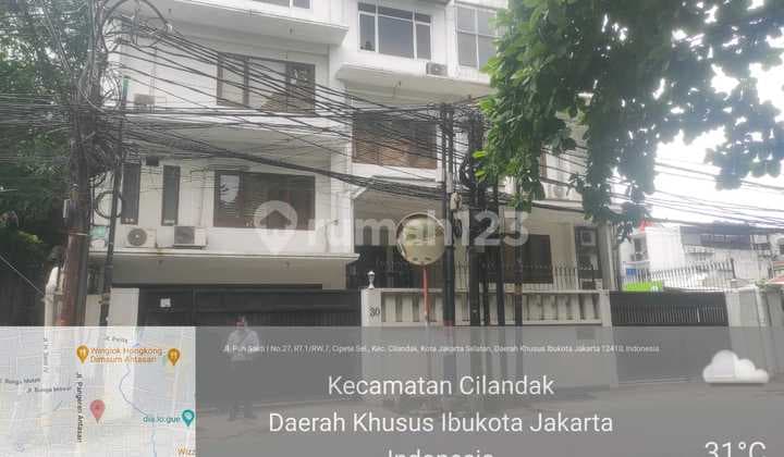 Rumah n kantor murah 4lt di Puri sakti 1,Cipete Selatan,Cilandak
