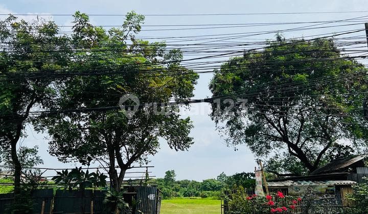 Lokasi Emas! Harga Masih bisa Nego! Tanah Strategis Ramai Tepi Jalan M Toha Tangerang