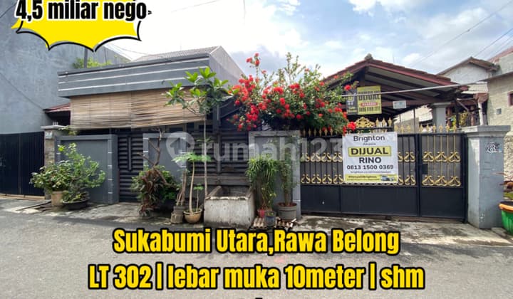 Rumah Lama Siap Huni Dobel Fasad Rawabelong Jakarta Barat