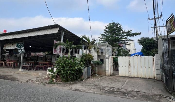 Lokasi Emas! Harga Masih bisa Nego! Rumah Kantor Lebar 25 Meter Strategis Tepi Jalan Raden Sanim Dekat Tol Cijago Beji Depok Jawa Barat