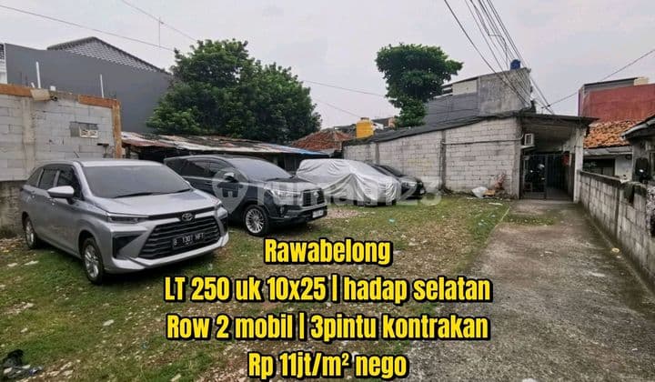Tanah Kotak Uk 10X25 Rawabelong Jakarta Barat