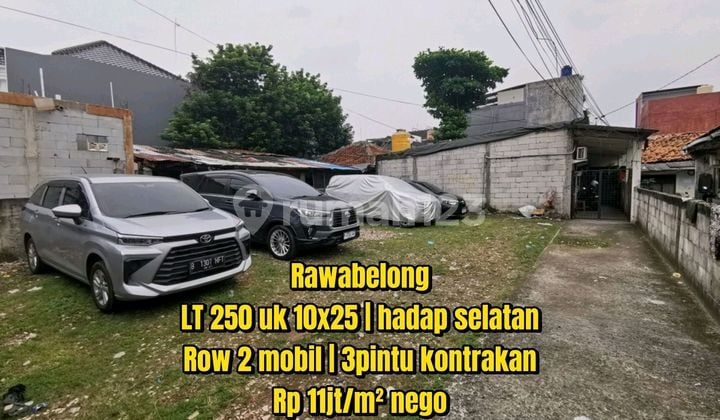 Tanah Kotak Uk 10X25 Rawabelong Jakarta Barat
