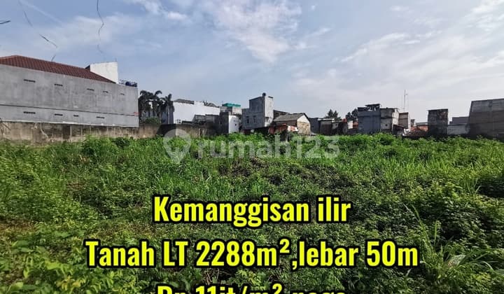 Super Langka! Tanah Luas Kemanggisan, Strategis & Siap Investasi