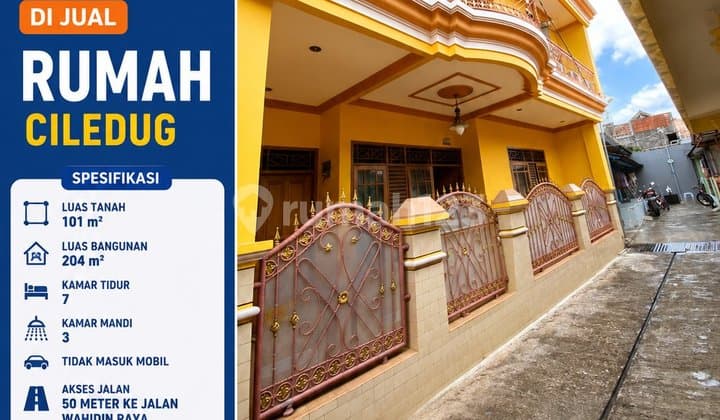 Quick Sale, Negotiable! 2-Storey Ready-to-Occupy House Behind Rs Sari Asih Ciledug Tangerang