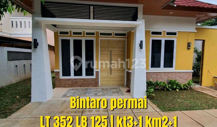 Lokasi Emas! Harga Masih bisa Nego! Rumah 1 Lantai Siap Huni Lebar 12 Meter Bintaro Permai Jakarta Selatan