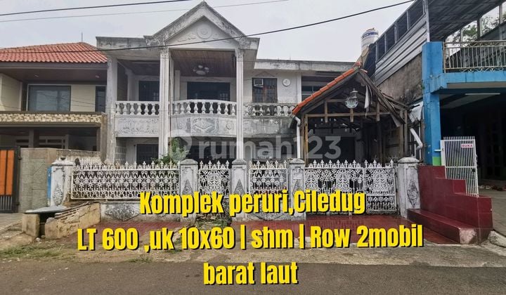 Rumah Lama 2Lt Lebar 10 Bawah NJOP Komplek Peruri Ciledug