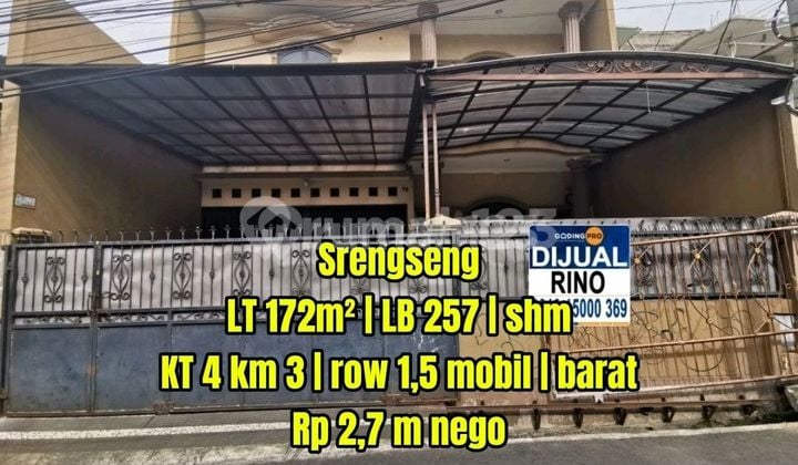 Rumah 2Lt Dekat Jalan Utama Meruya Ilir Jakarta Barat