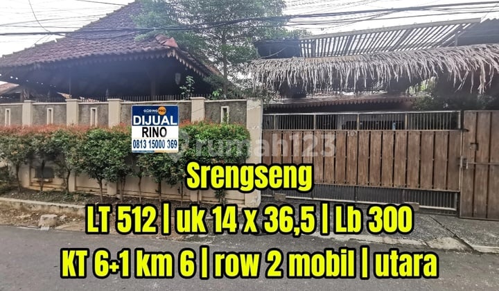 Rumah 1Lt Siap Huni Lebar 14 Dekat Simpang Meruya Jakarta Barat