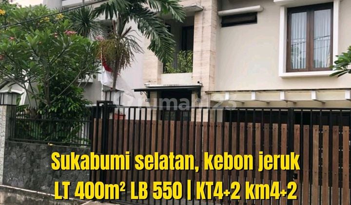 Rumah 2Lt Siap Huni Tepi Jalan Kolam Renang Dekat Kebayoran Lama Jakarta Selatan