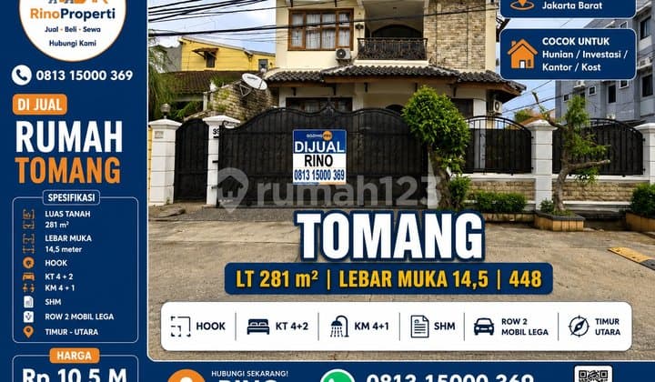 3-Story Hook House Ready to Occupy Tomang West Jakarta