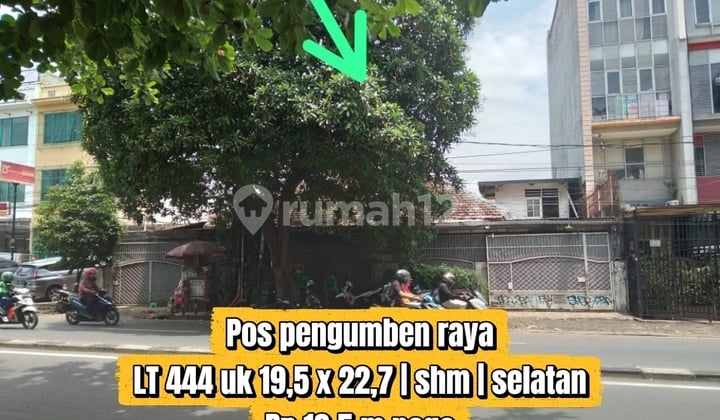 Rumah Hitung Tanah Lebar 20 Tepi Jalan Pos Pengumben Raya Jakarta Barat