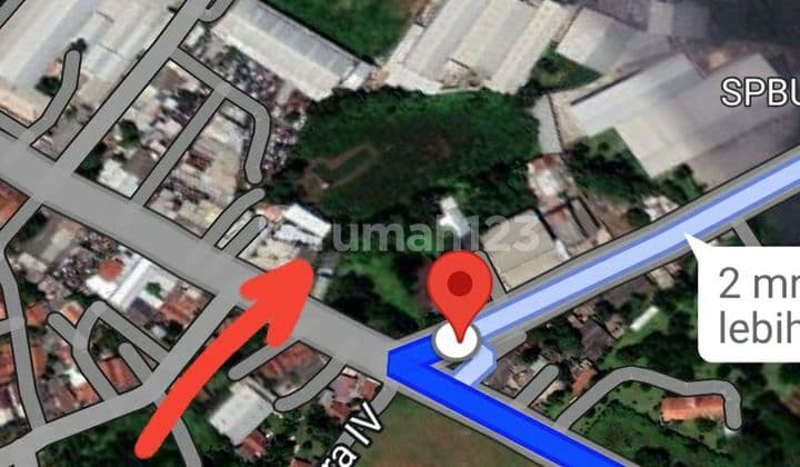 *kavling Strategis 2420 M² Di Jalan Raya Serpong Parung