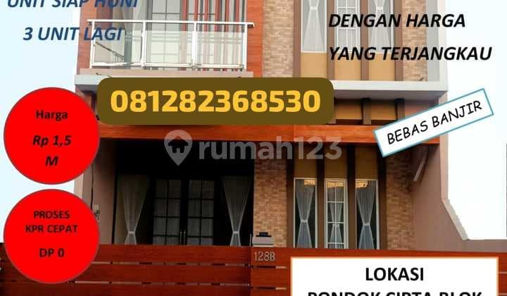 Rumah Baru Dalam Komplek Pondok Cipta Bintara Strategis