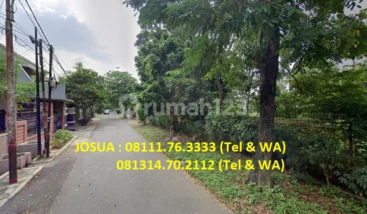 Tanah di Kavling DKI Pondok Kelapa LT 1490 m2, Lingkungan Rumah Besar