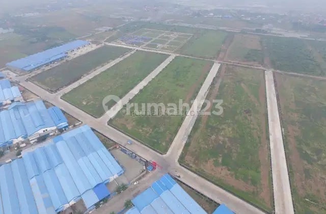 Tanah Kosambi Didalam Kawasan Industri: LT 1 Ha, Bisa Sebagian 5000 m2, HGB