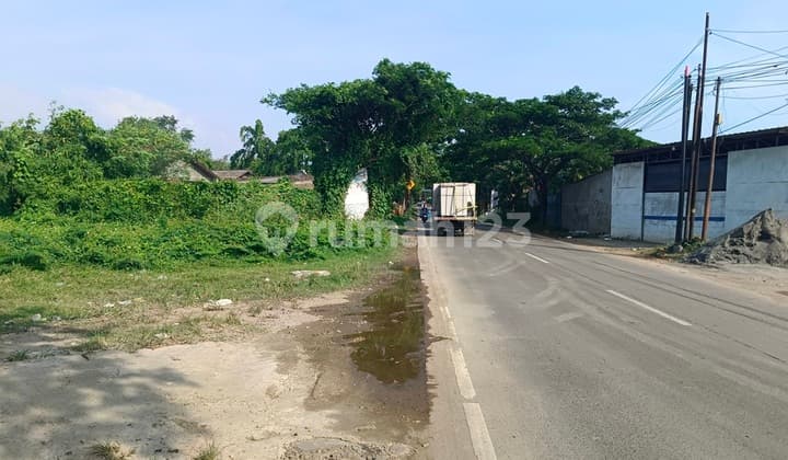 Tanah Tigaraksa Lt 1600 M2, Shm, Jln Raya, Cocok Gudang, Jual Cpt