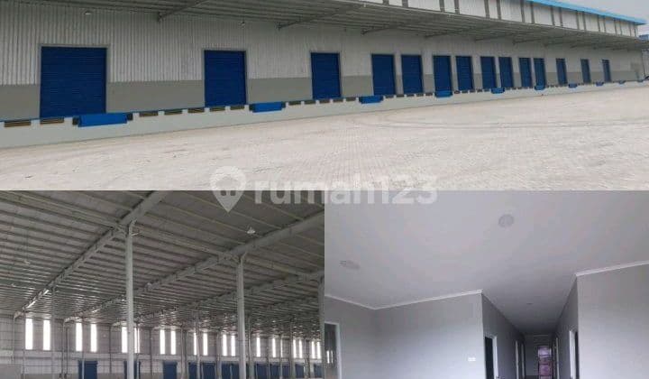 Disewakan Gudang Modern Karawang Barat Dalam Kawasan Pergudangan - Modern Warehouse For Rent In West Karawang In The Warehouse Area
