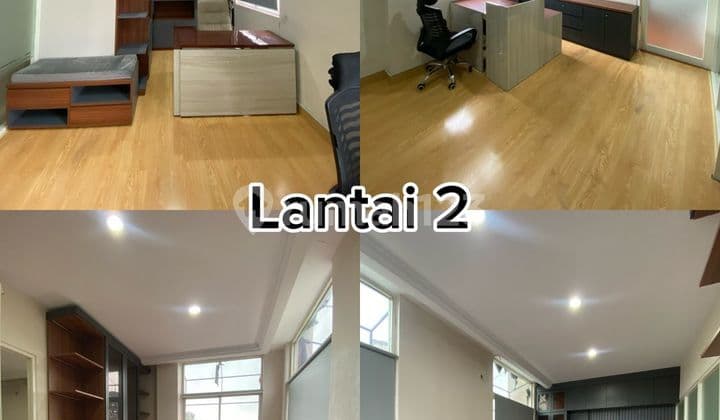 Dijual Ruko 3 Lantai, Shgb, , Fully Furnished di Rsa Posisi Pojok (Cocok untuk Kantor) Grandgalaxy Terbukti Bebas Banjir