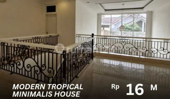 Jual Rumah Bagus Pondok Indah ( Modern Tropical House & Pool ) Jakarta Selatan