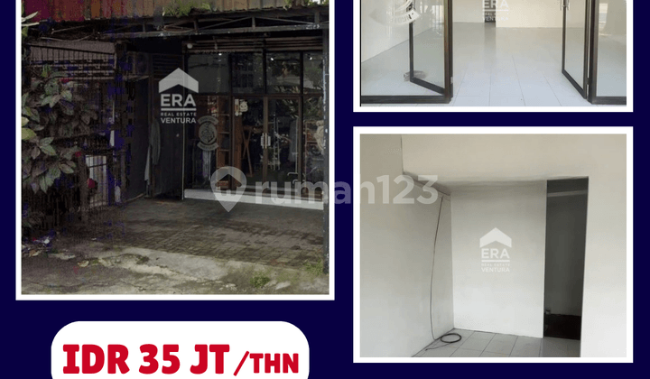 For Rent 1-Story Stand in Raya Gadang, Busy Area, Near Market