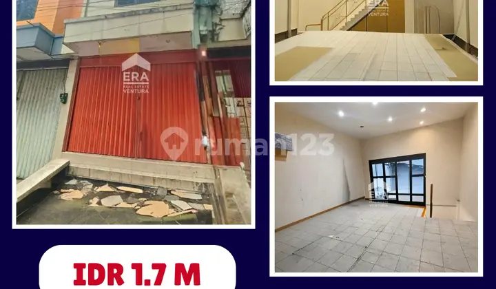 Dijual Ruko 2 Lantai Lokasi Strategis Dekat Pasar Besar
