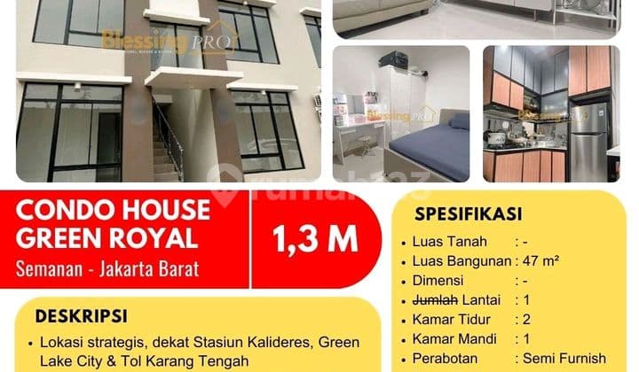 Dijual Cepat Cash/ Alih Hak Cicilan Flat Developer Greenroyal Condohouse