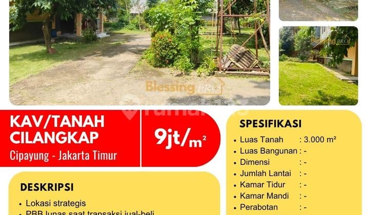 Dijual Kavling Strategis Cilangkap Dekat Mabes