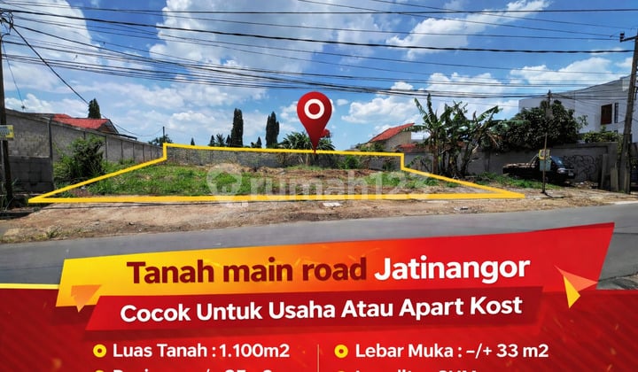 Tanah Premium Jatinangor Cocok untuk Usaha atau Apart Kost