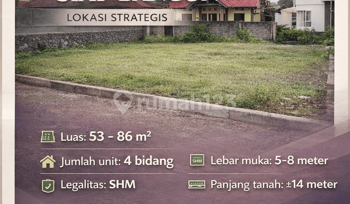 Tanah 86 M² Area Kampus Unpad & Itb di Jatinangor