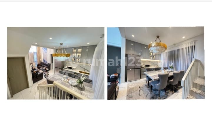 Rumah Cantik 2 LT 4 KT Fully Furnished di Semayang Asya Jgc