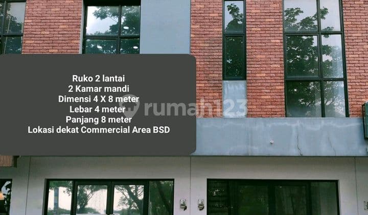 Ruko di BSD City Disewakan untuk Apotik atau Klinik