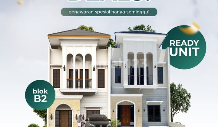 Promo Rumah 2 Lantai Harga 775 Jt Free Biaya- Biaya Shn