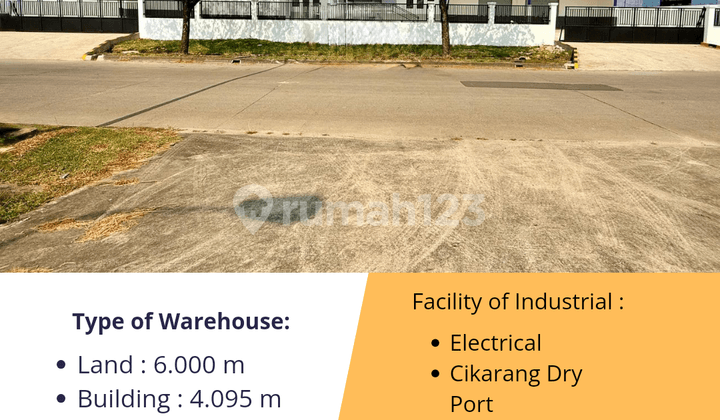 For Rent New Factory/Warehouse Area Delta Silicon Lippo Cikarang