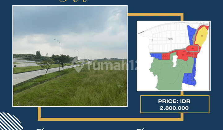 Tanah Industri 5 Ha Karawang Jabar Industrial Estate