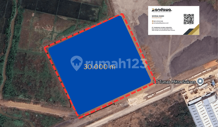 For Sale Industrial Land Jababeka Industrial Estate Cikarang