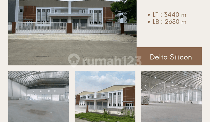 Dijual dan Sewa Gudang Baru Delta Silicon Lippo Cikarang