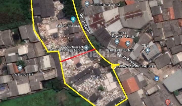 Tanah di Kp. Belakang, Jl. H. Rawin , Jakarta Utara 3.736 m²