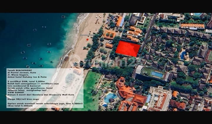 Tanah di Jln wana segars, Kuta HGB - Hak Guna Bangun 2000 Squaremeter