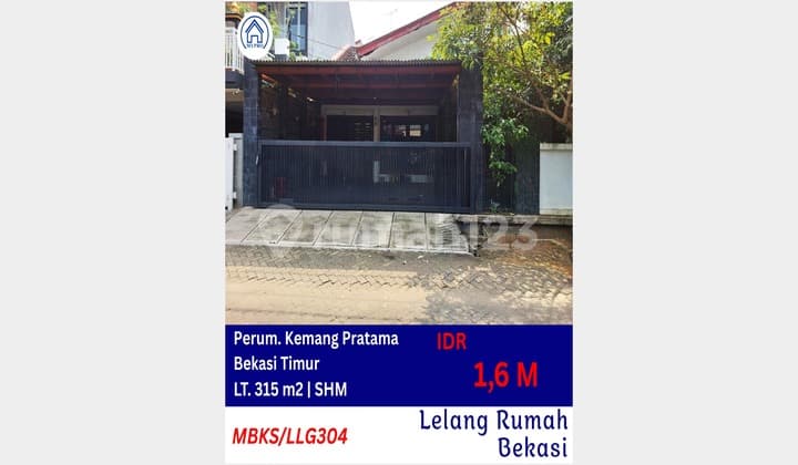 Lelang Rumah Bekasi Dijual Rumah Bekasi Kemang Pratama SHM Dijual Lelang