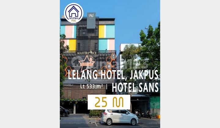 Hotel Jakarta Pusat Dijual Lelang Lokasi Strategis SHM