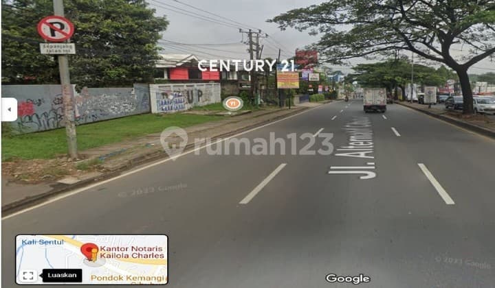 Dijual Tanah Di Jalan Raya Alternatif Cibubur Jawa Barat