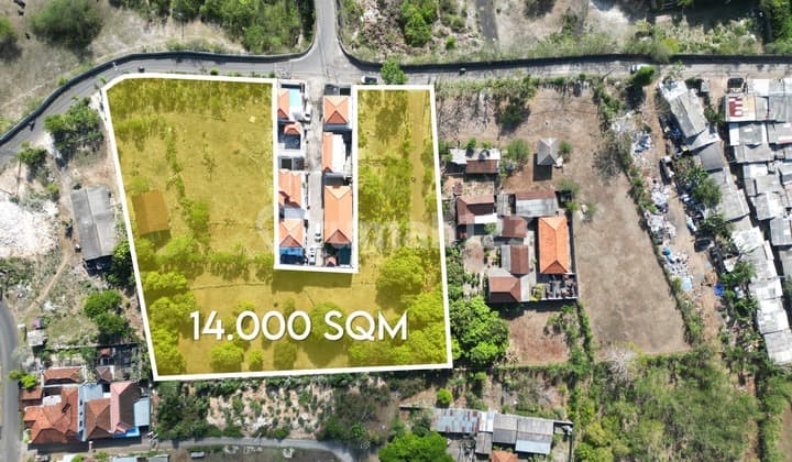 Rare Opportunity 140 Are Land With Amazing Gwk And Ocean View For Lease In Ungasan